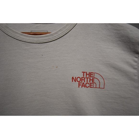 The North Face Men’s XXL T-Shirt White Logo Tee Front & Back Graphic Outdoor Hik - Picture 3 of 9